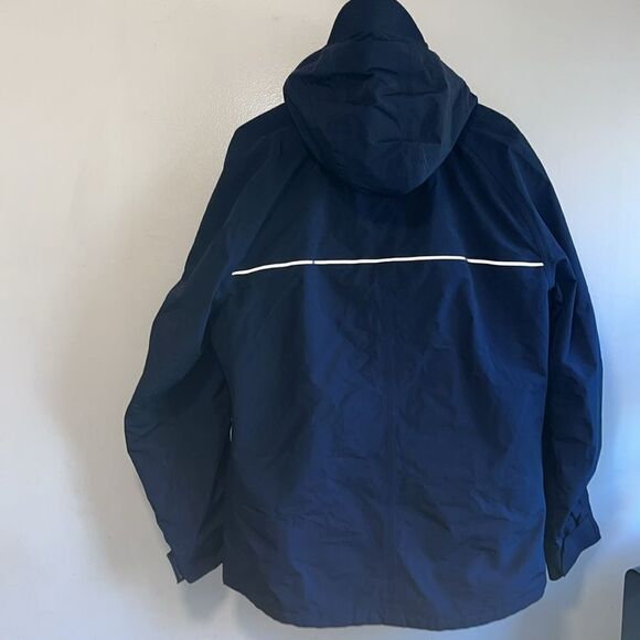 MEN’S SIZE LARGE LANDS’ END CONVERTIBLE WATER/WINDPROOF SQUALL COAT W/DOWN VEST - Picture 3 of 15